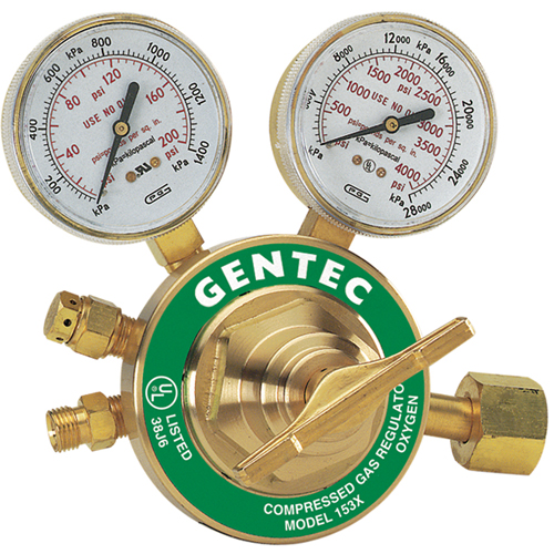 D&eacute;tendeurs &agrave; simple d&eacute;tente - S&eacute;rie 153, Ac&eacute;tyl&egrave;ne, Entr&eacute;e CGA510 M & M Nord Ouest Inc