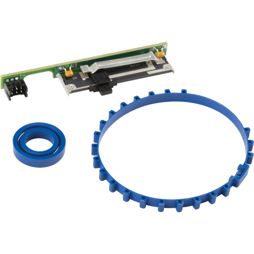 Potentiom&egrave;tre bleu et interrupteur complet M & M Nord Ouest Inc