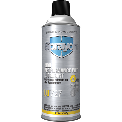 LU727 High-Performance Wet Lubricant, Aerosol Can M & M Nord Ouest Inc
