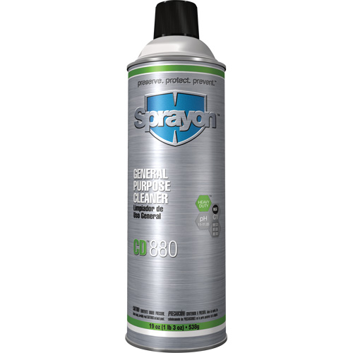 Nettoyant d'usage g&eacute;n&eacute;ral CD880, Canette a&eacute;rosol M & M Nord Ouest Inc