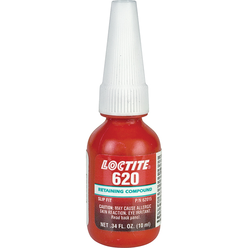 Compos&eacute; de retenue 620 haute temp&eacute;rature, 10 ml, Bouteille, Vert M & M Nord Ouest Inc