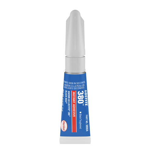 Black Max 380 Toughened Adhesive, Black, Tube, 3 g M & M Nord Ouest Inc