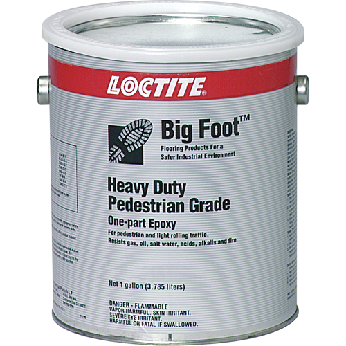 Rev&ecirc;tement antid&eacute;rapant robuste pour plancher Big Foot de calibre pi&eacute;ton, 1 gal., &eacute;poxy, Noir M & M Nord Ouest Inc