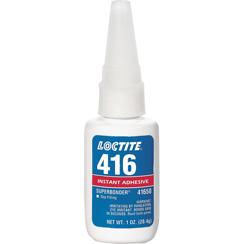 Colle instantan&eacute;e 416 Super Bonder, Transparent, Bouteille, 1 oz M & M Nord Ouest Inc
