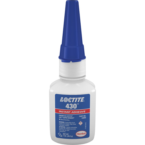 Adh&eacute;sif Super Bonder 422, Transparent, Bouteille, 1 liq. oz. M & M Nord Ouest Inc