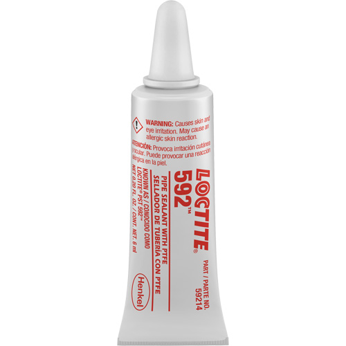 592 PST&reg; Slow Cure Thread Sealant, Tube, 6 ml, -54° C - 204° C/-65° F - 400° F M & M Nord Ouest Inc