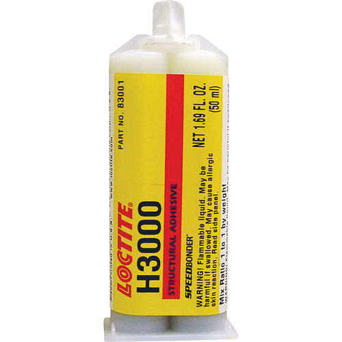 Speedbonder H3000 Structural Adhesive, Two-Part, Dual Cartridge, 76 g., Cream M & M Nord Ouest Inc