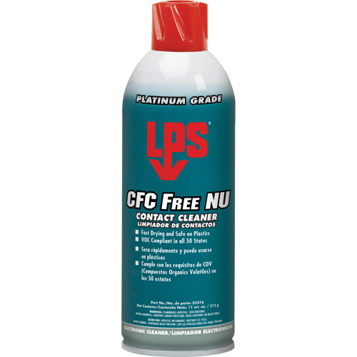 CFC Free NU LVC Contact Cleaner, Aerosol Can M & M Nord Ouest Inc