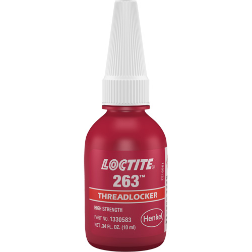 Compos&eacute; de blocage 263 s&eacute;chage rapide, Rouge, &eacute;lev&eacute;, 10 ml, Bouteille M & M Nord Ouest Inc