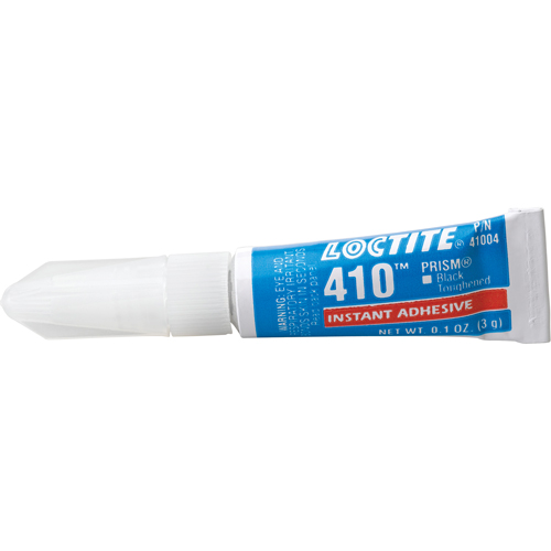 410 Instant Adhesive, Black, Tube, 3 g M & M Nord Ouest Inc