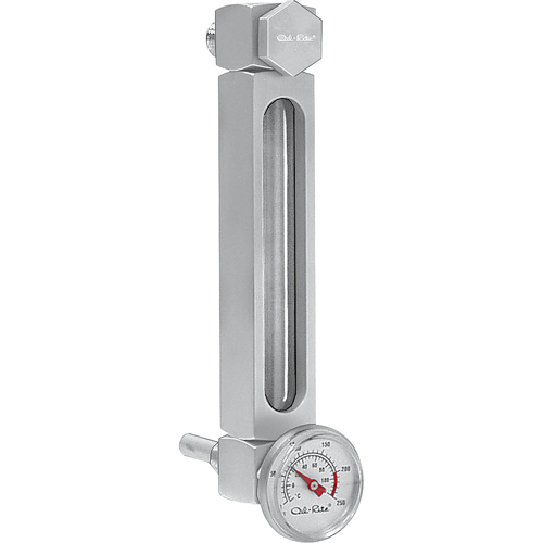 Aluminum Liquid Level Gauge, Threaded, 5" L, 205°F (96.11° C) M & M Nord Ouest Inc