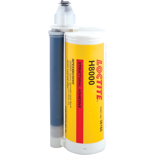 Adh&eacute;sif structural Speedbonder H8000, Deux composants, Cartouche double, 668 g, Vert M & M Nord Ouest Inc