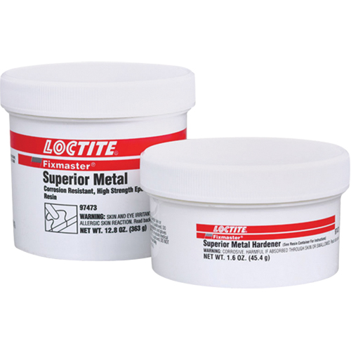 Fixmaster&reg; Superior Metal Adhesive, 647 g, Kit, One-Part, Grey M & M Nord Ouest Inc