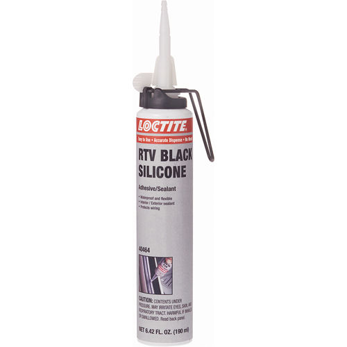 Superflex RTV Silicone Adhesive Sealant, Cartridge, Black M & M Nord Ouest Inc