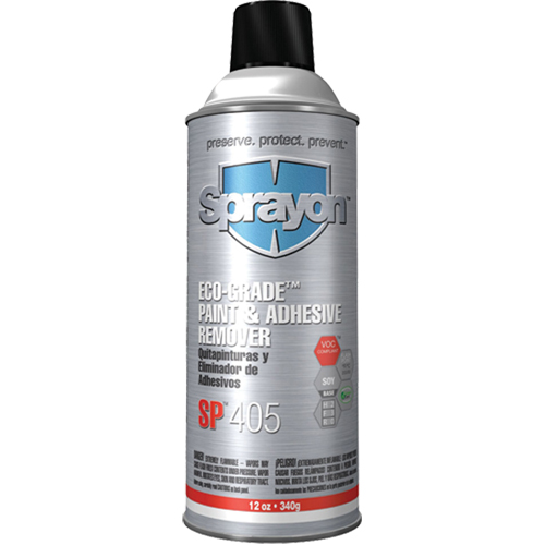 D&eacute;capant pour peinture et adh&eacute;sif &eacute;cologique SP405, 12 oz, Canette a&eacute;rosol M & M Nord Ouest Inc