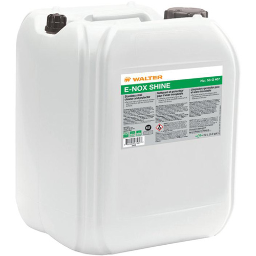 Nettoyant et protecteur de surface en acier inoxydable E-Nox Shine, 20 L, Seau M & M Nord Ouest Inc