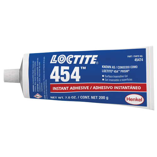Gel de fixation insensible &agrave; la surface 454, Transparent, Tube, 200 g M & M Nord Ouest Inc