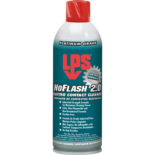 NoFlash&reg; 2.0 Electro Contact Cleaners, Aerosol Can M & M Nord Ouest Inc
