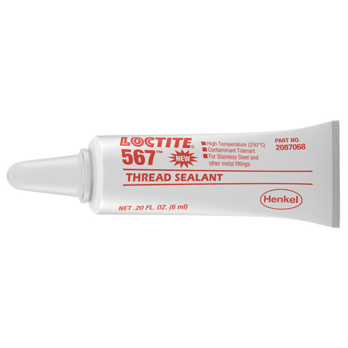 567 High Temperature Thread Sealant, Tube, 6 ml, -53.88° C - 204° C/-65° F - 400° F M & M Nord Ouest Inc