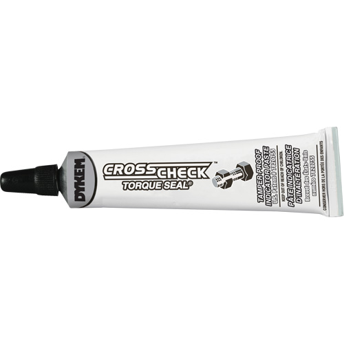 Cross Check Torque Seal&reg; Tamper-Proof Indicator Paste, 1 fl. oz., Tube, White M & M Nord Ouest Inc