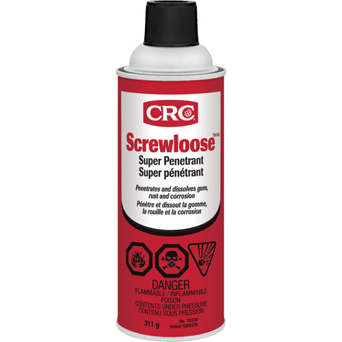 ScrewlooseTM Super Penetrant, Aerosol Can, 312 g M & M Nord Ouest Inc