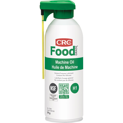 Food Plant Machine Oil, 312 g, Aerosol Can M & M Nord Ouest Inc