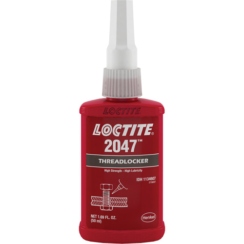 2047 Threadlocker, Black, High, 50 ml, Bottle M & M Nord Ouest Inc