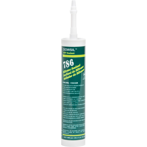 Scellant &agrave; la silicone, 300 ml, Cartouche, Transparent M & M Nord Ouest Inc