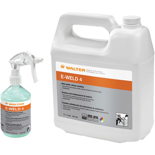 &eacute;mulsion anti-&eacute;claboussures de soudure E-Weld 4, Cruche M & M Nord Ouest Inc