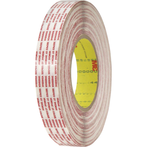 Ruban double face, Polypropyl&egrave;ne, 13 mm (1/2") la x 110 m (360') lo, 6 mils &eacute;pais M & M Nord Ouest Inc