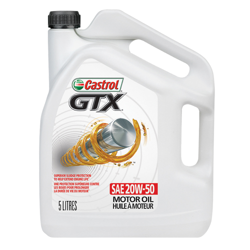 GTX&reg; 10W50 Motor Oil, 5 L, Jug M & M Nord Ouest Inc