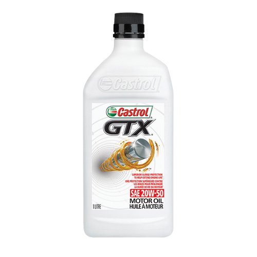 GTX&reg; 20W50 Motor Oil, 1 L, Bottle M & M Nord Ouest Inc