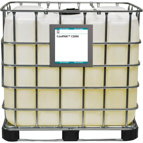 Liquide pour le travail des m&eacute;taux synth&eacute;tique CoolPAK, R&eacute;servoir GRV M & M Nord Ouest Inc