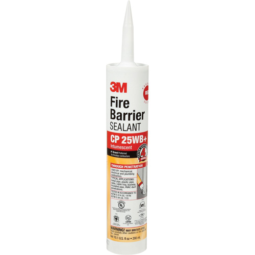 Fire Barrier Sealant CP, 298 ml, Cartridge, Red M & M Nord Ouest Inc