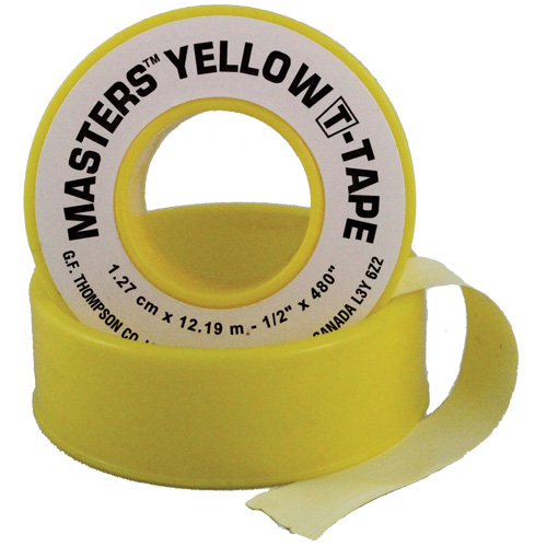 T-Tape, 260" L x 1/2" W, Yellow M & M Nord Ouest Inc