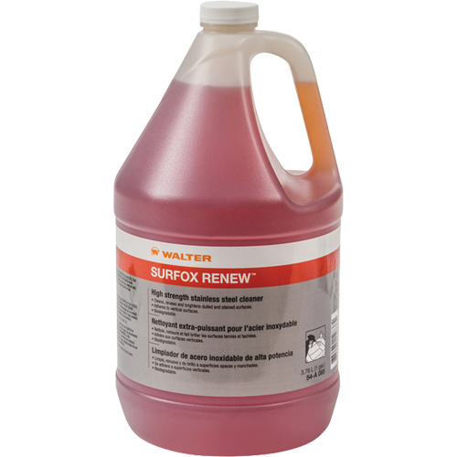 Nettoyant pour l'acier inoxydable Surfox, 3,78 L, Gallon M & M Nord Ouest Inc