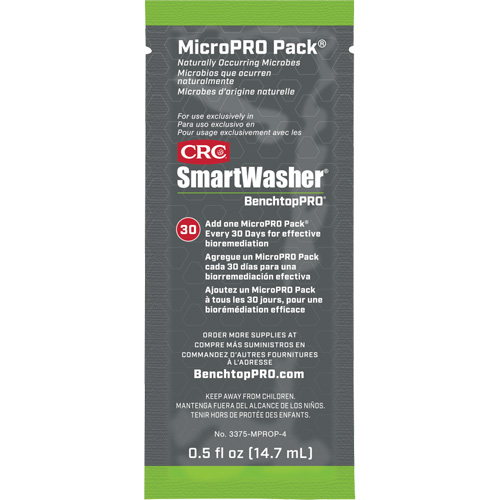 Agent nettoyant antimicrobien MicroPro Pack, 0,5 oz, Pochette M & M Nord Ouest Inc