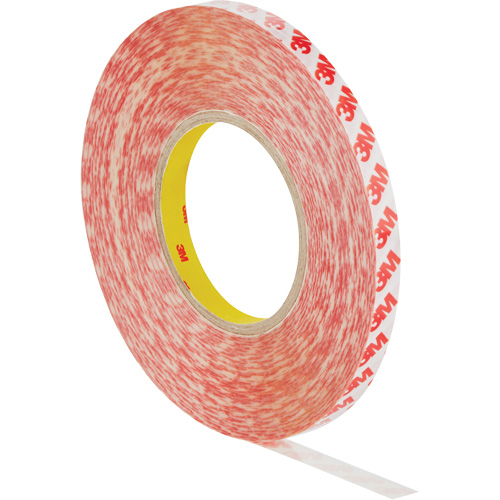 Double-Sided Adhesive Tape, Polyester, 19 mm (0.75") W x 50 m (164') L, 8 mils Thick M & M Nord Ouest Inc
