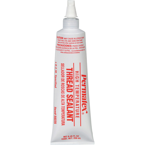 Scellant pour filetage haute temp&eacute;rature, Tube, 250 ml, -54° C - 204° C/-65° F - 400° F M & M Nord Ouest Inc