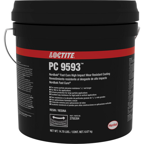 Rev&ecirc;tement de protection contre lusure 9593 Nordbak, Bleu, 10 kg, Seau M & M Nord Ouest Inc