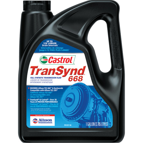 Liquide de transmission automatique enti&egrave;rement synth&eacute;tique TranSynd 668 M & M Nord Ouest Inc