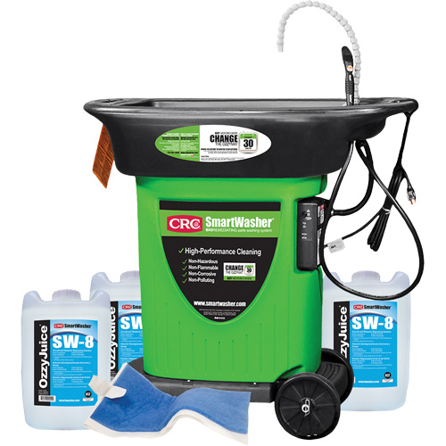 Trousse de bassin de nettoyage de pi&egrave;ces mobile SmartWasher SW-823 M & M Nord Ouest Inc