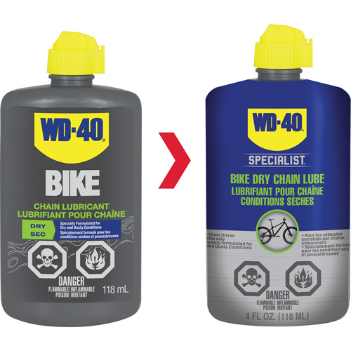 Lubrifiant sec pour chaîne de v&eacute;lo, Bouteille M & M Nord Ouest Inc