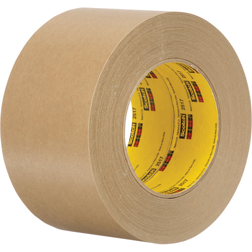 Scotch&reg; Flatback Masking Tape 2517, 72 mm (2-27/32") x 55 m (180'), Tan M & M Nord Ouest Inc