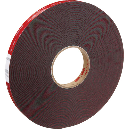 Ruban VHB, 33 m (108') lo x 18 mm (3/4") la, 45 mils, Acrylique M & M Nord Ouest Inc