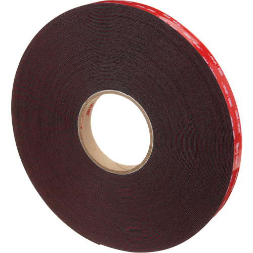 Ruban VHB, 33 m (108') lo x 18 mm (3/4") la, 45 mils, Acrylique M & M Nord Ouest Inc