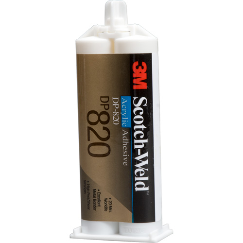 Scotch-Weld Acrylic Adhesive, Two-Part, Dual Cartridge, 400 ml, Off-White M & M Nord Ouest Inc