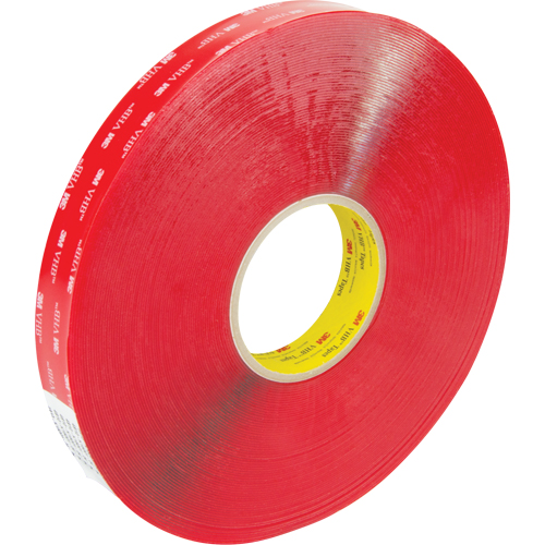 Ruban en mousse 4910, 33 m (108') lo x 25,4 mm (1") la, 40 mils, Acrylique M & M Nord Ouest Inc