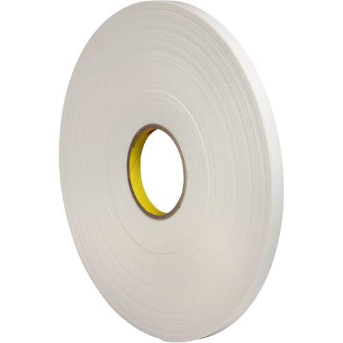 Double-Coated Foam Tape, 66 m (216') L x 12.7 mm (1/2") W, 31 mils, Polyethylene M & M Nord Ouest Inc