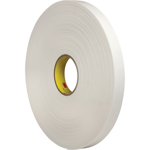 Double-Coated Foam Tape, 66 m (216') L x 25.4 mm (1") W, 31 mils, Polyethylene M & M Nord Ouest Inc